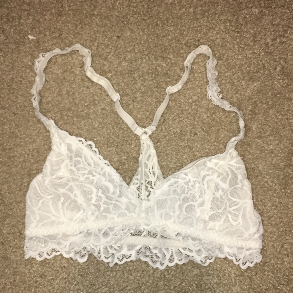 White bralette